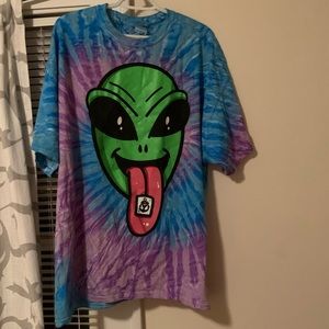 Alien Trip Spiral Tie Dye T-Shirt // Stay Sick